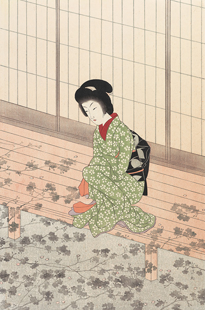 ➀小村雪岱 「灯影」 1940年