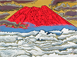「赤富士圖」 小松　均