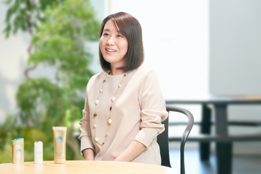 Yuko Nagare, group manager of Anessa Development Group at Brand Value R&D Institute