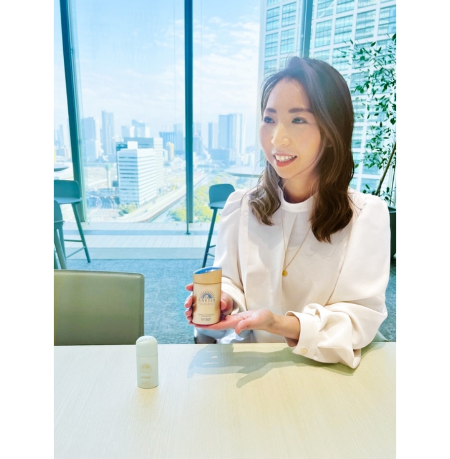 Marie Yamazaki, group manager of Anessa Global Brand Unit