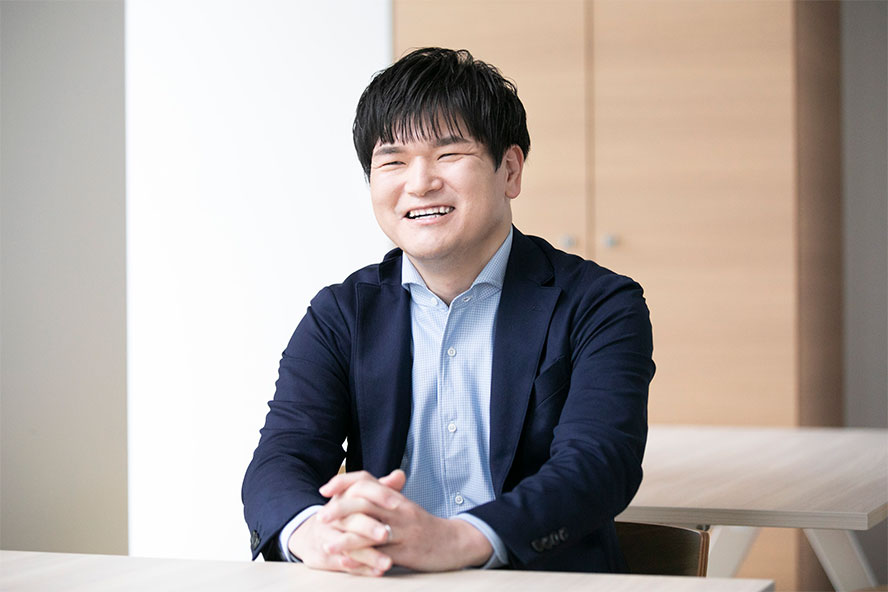 Naohiro Kurogo, member in charge of system development in the project