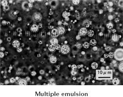 Multiple emulsion