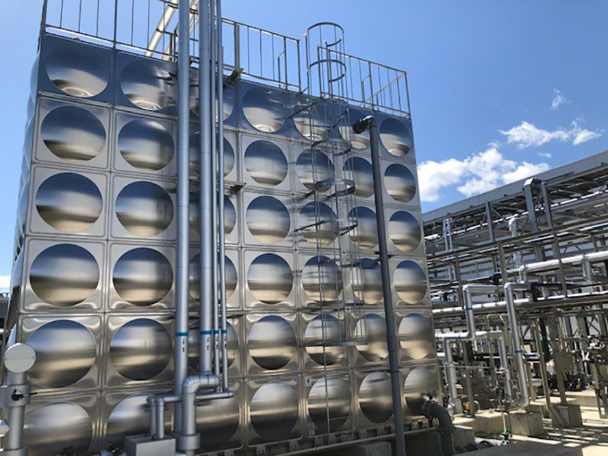 Water treatment facilities at Nasu factory (Japan)
