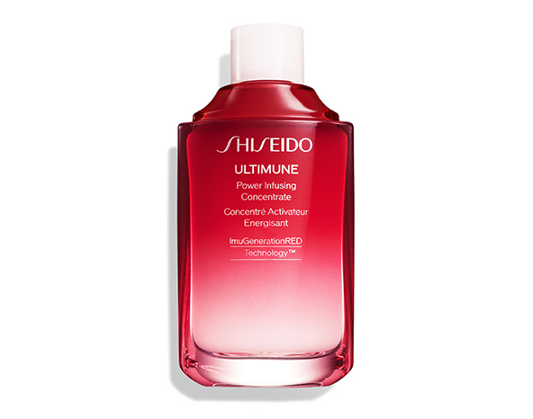 Shiseido’s Ultimune™ Power Infusing Concentrate III container made from recycled glass.