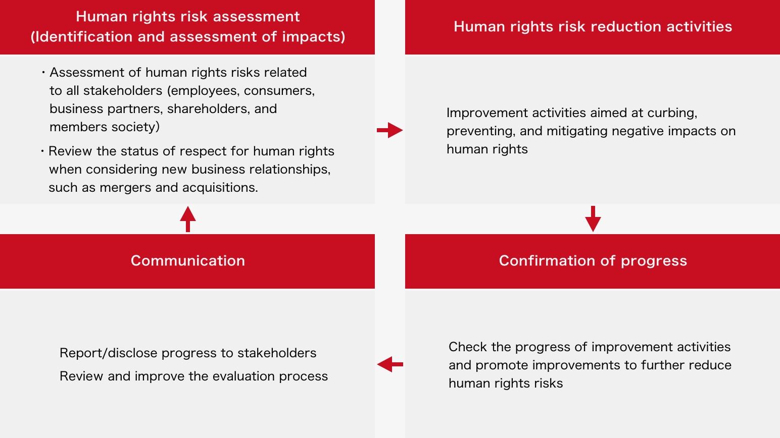 Human Rights Due Diligence Process