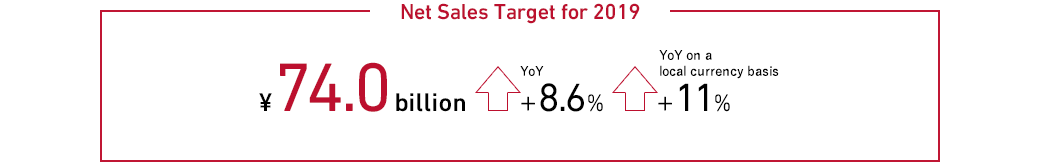 Net Sales Target for 2019
