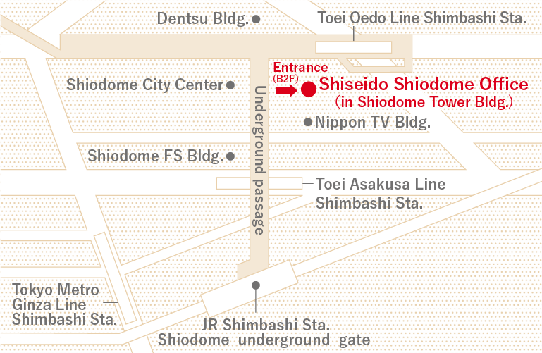 Shiseido Life Quality Beauty Center Location Maps