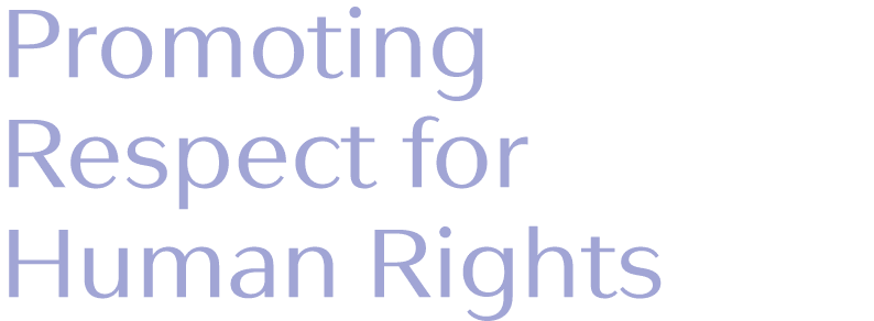 Promoting Respect for Human Rights