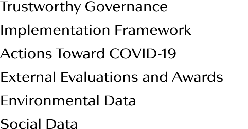 Trustworthy Governance Implementation Framework Actions Toward COVID-19 External Evaluations and Awards Environmental   