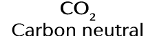 CO2 Carbon neutral