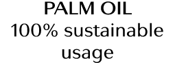 Palm oil 100% sustainable usage