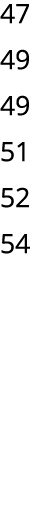 47 49 49 51 52 54