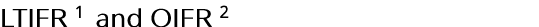 LTIFR 1 and OIFR 2