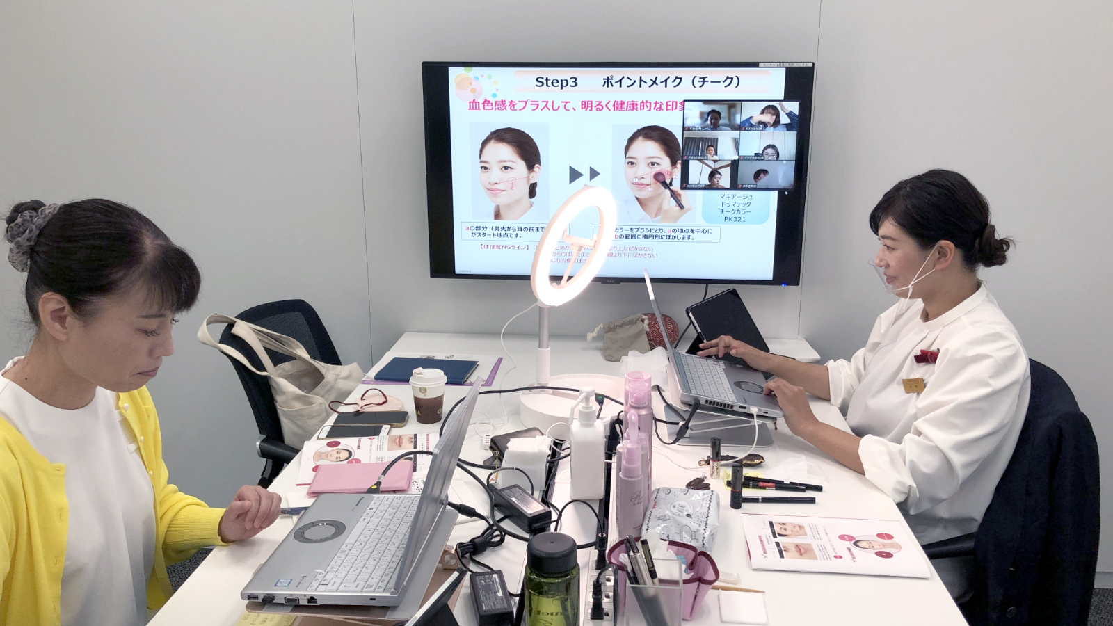 Online makeup seminar for job interviews in collaboration with Hiroshima Prefecture